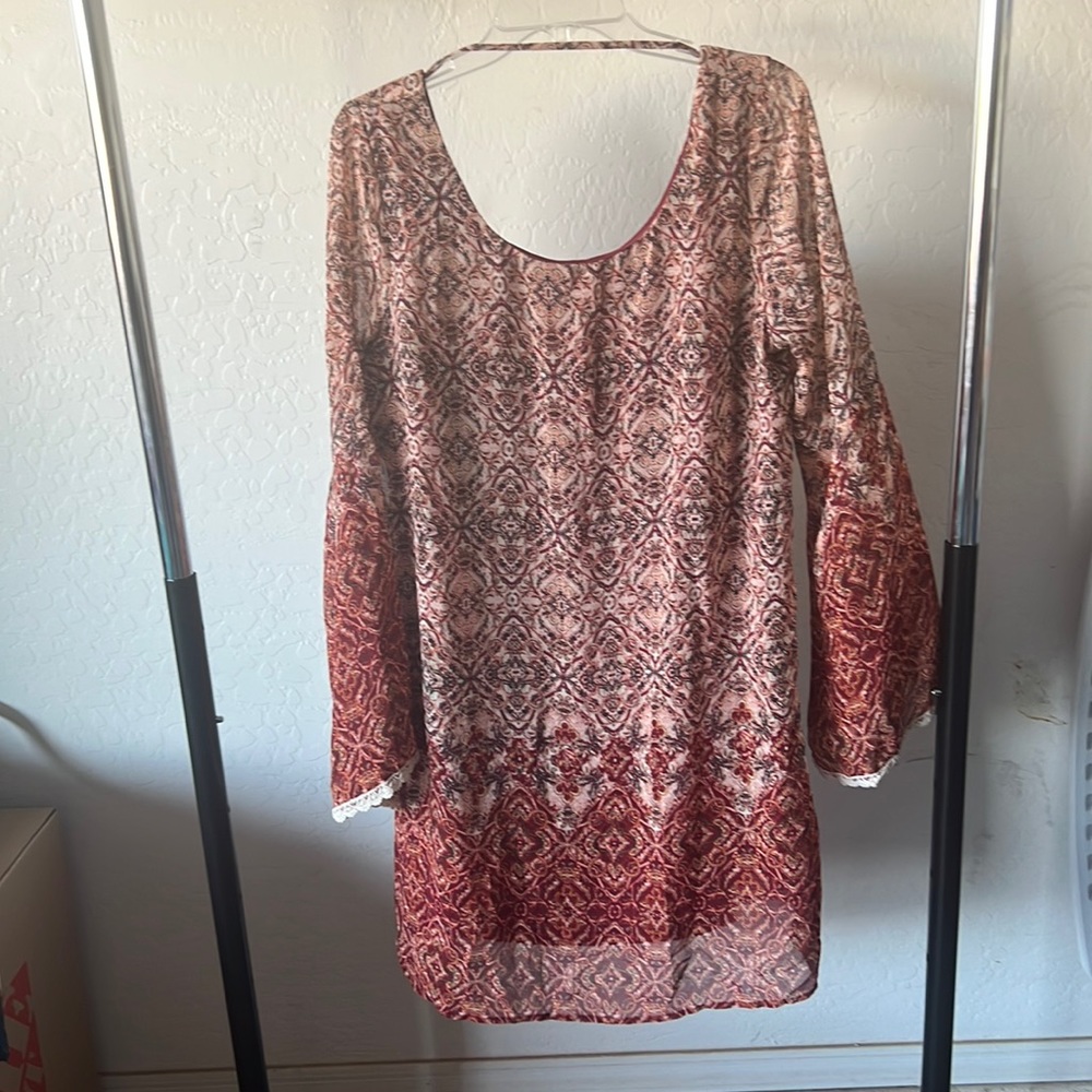 Long Sleeve Boho Dress